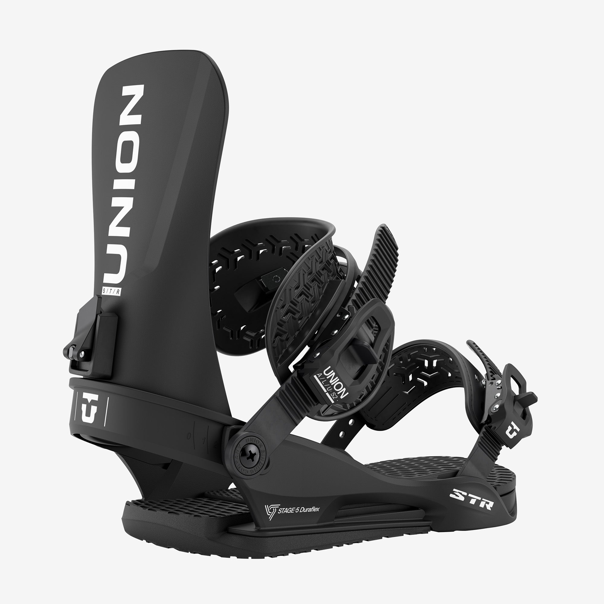 UNION STR 2026 Snowboard Bindings, black, Men, S, Soft Bindings, Snowboard Equipment