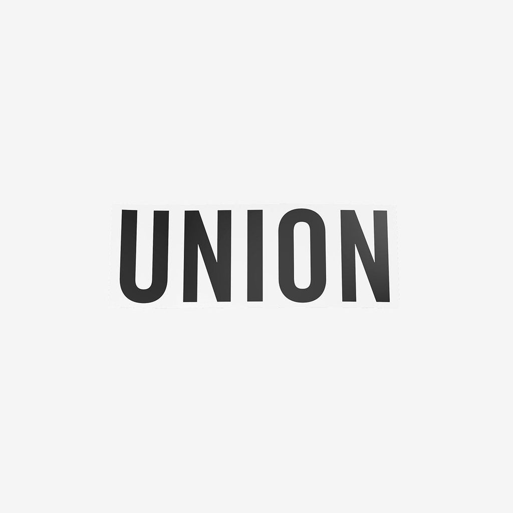 profile rider Union Box Logo Sticker