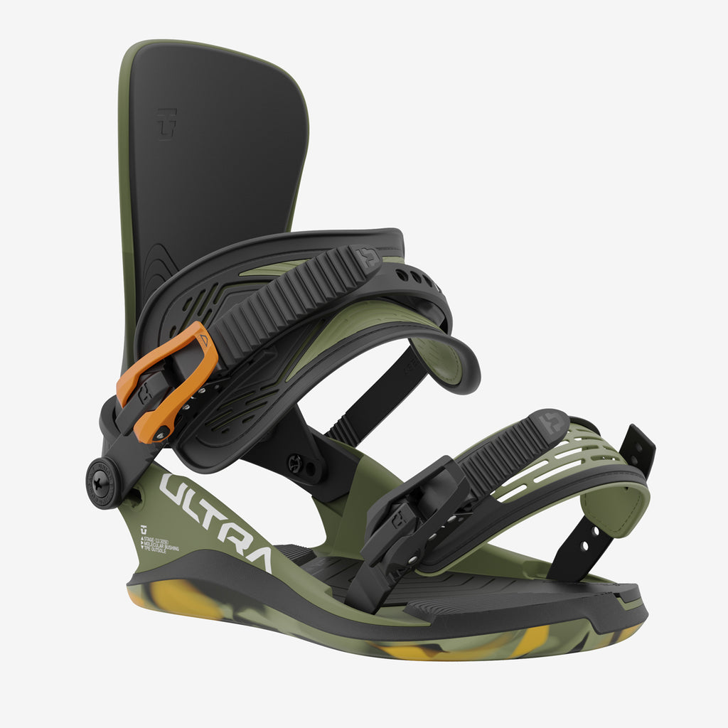 Union binding Fijaciones Snowboard Ultra Verde