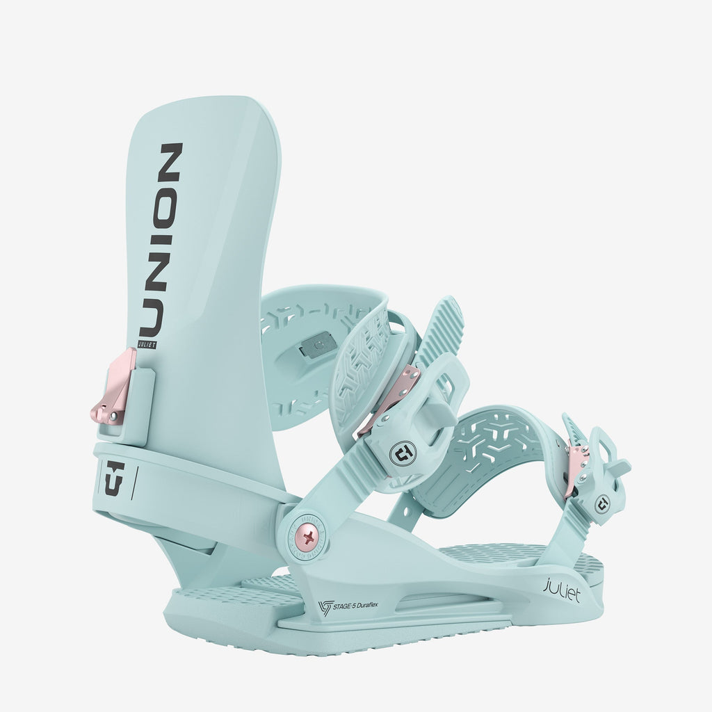 union binding company women's union juliet snowboard bindings 2026 The EXT Thermoformed EVA Bushing provides multi Union Juliet 2024 Women's Snowboard