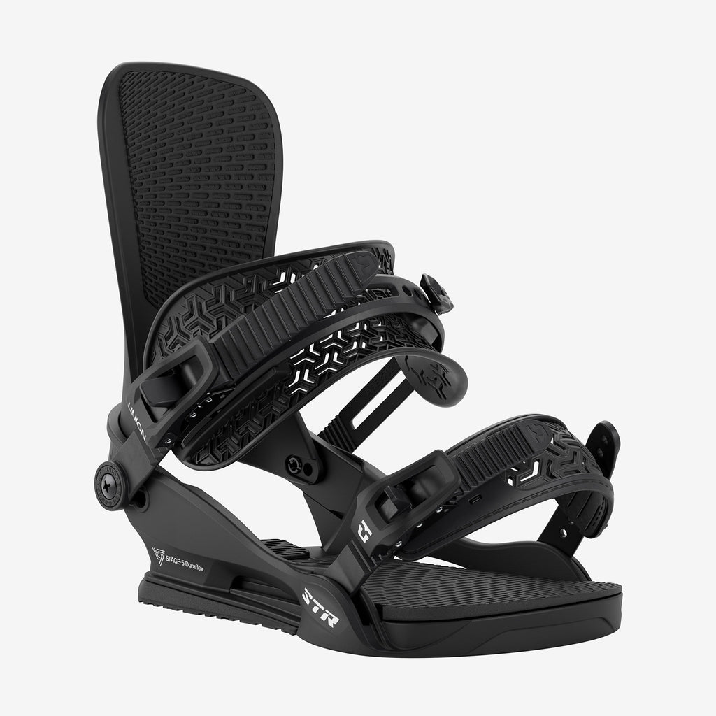 UNION STR 2026 Snowboard Bindings, black, Men, S, Soft Bindings, Snowboard Equipment